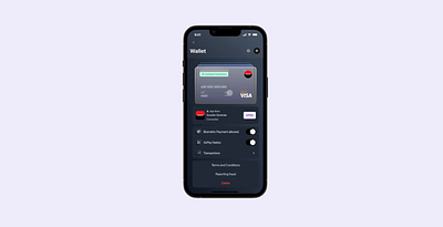 Nekko - Wallet animation banking prototype ui wallet