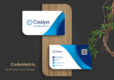 CATALYST BUSINESS CARD V2 branding businesscard card design graphic design illustration logo ui ux web design web development wordpress