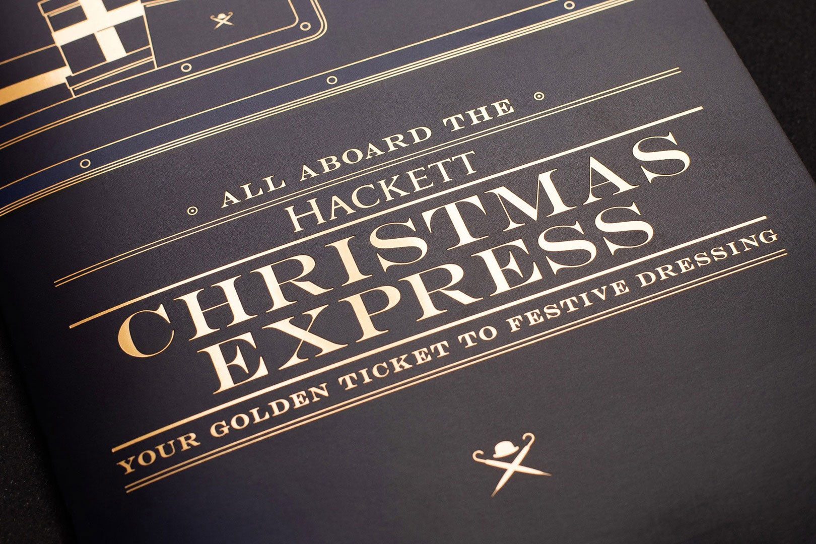 A characterful Christmas campaign bespoke typography branding christmas christmas campaign clothing fashion campaign graphic design iconography magic mens fashion mens wear premium design print production publication design snow winter winter fashion winterwonderland
