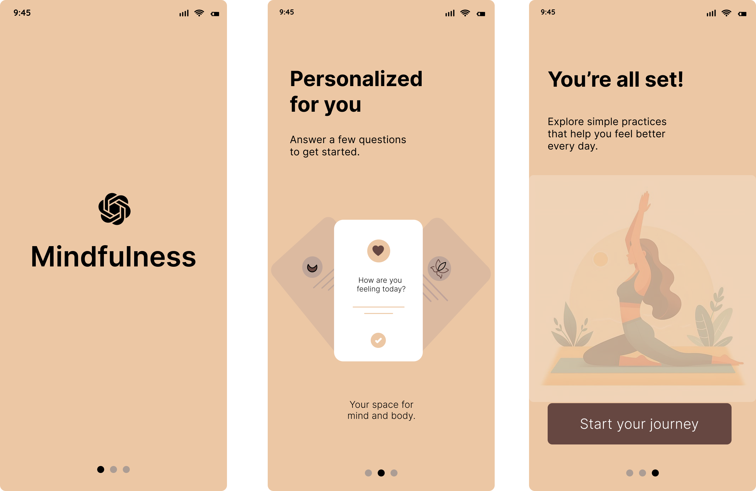 Onboarding flow Design