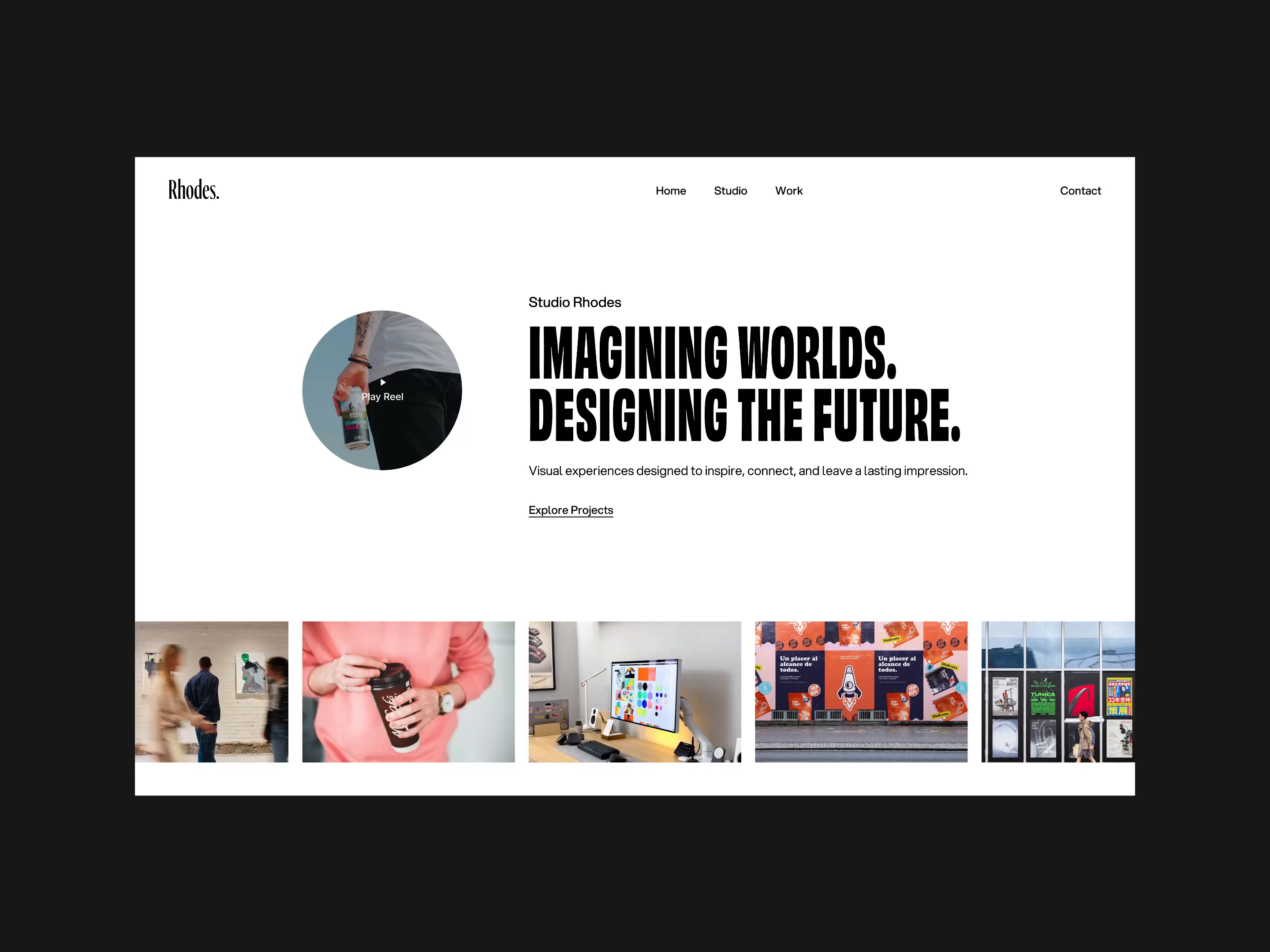 Creative Agency Portfolio Website