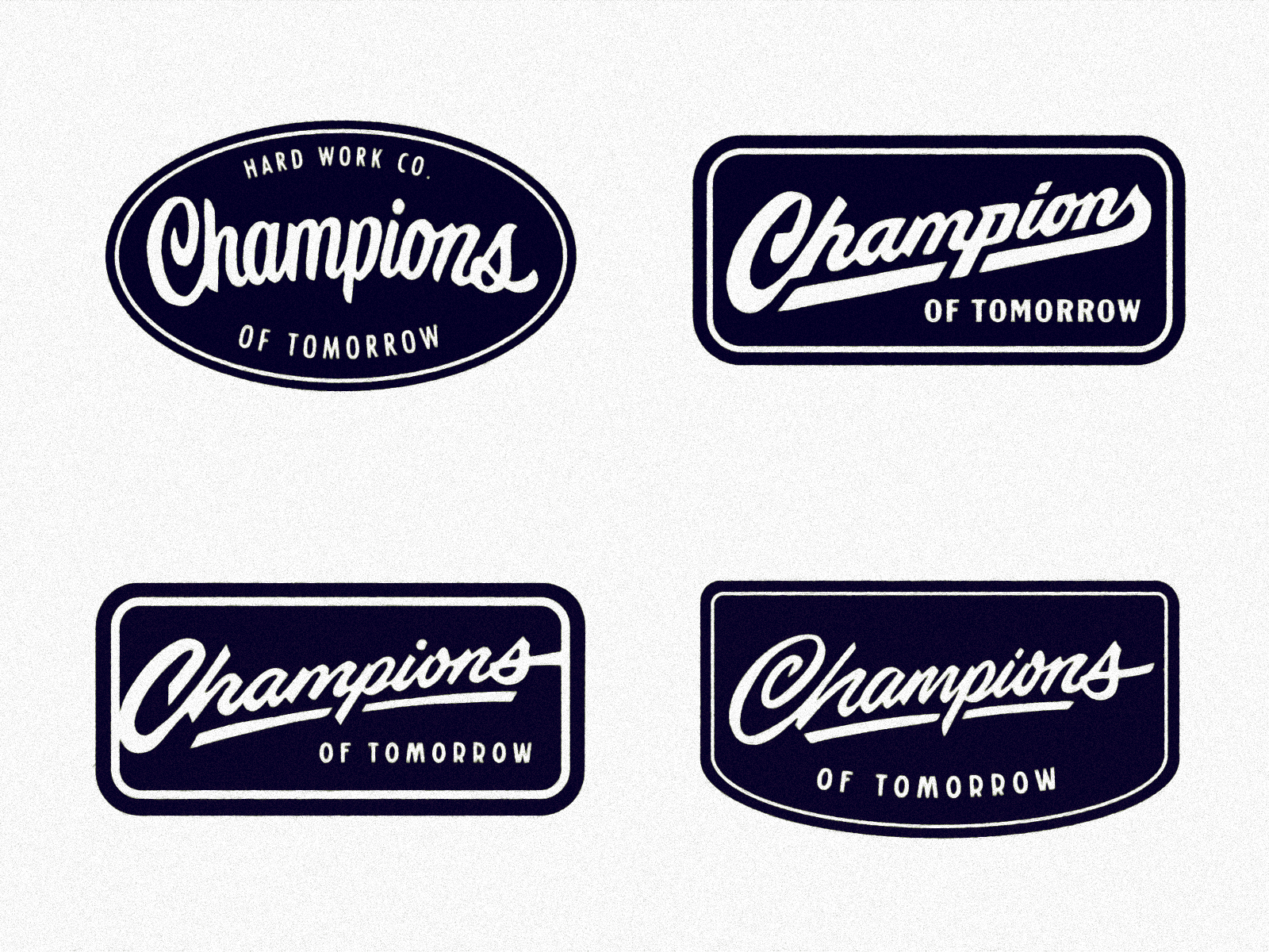 Champions Of Tomorrow: logo badges
