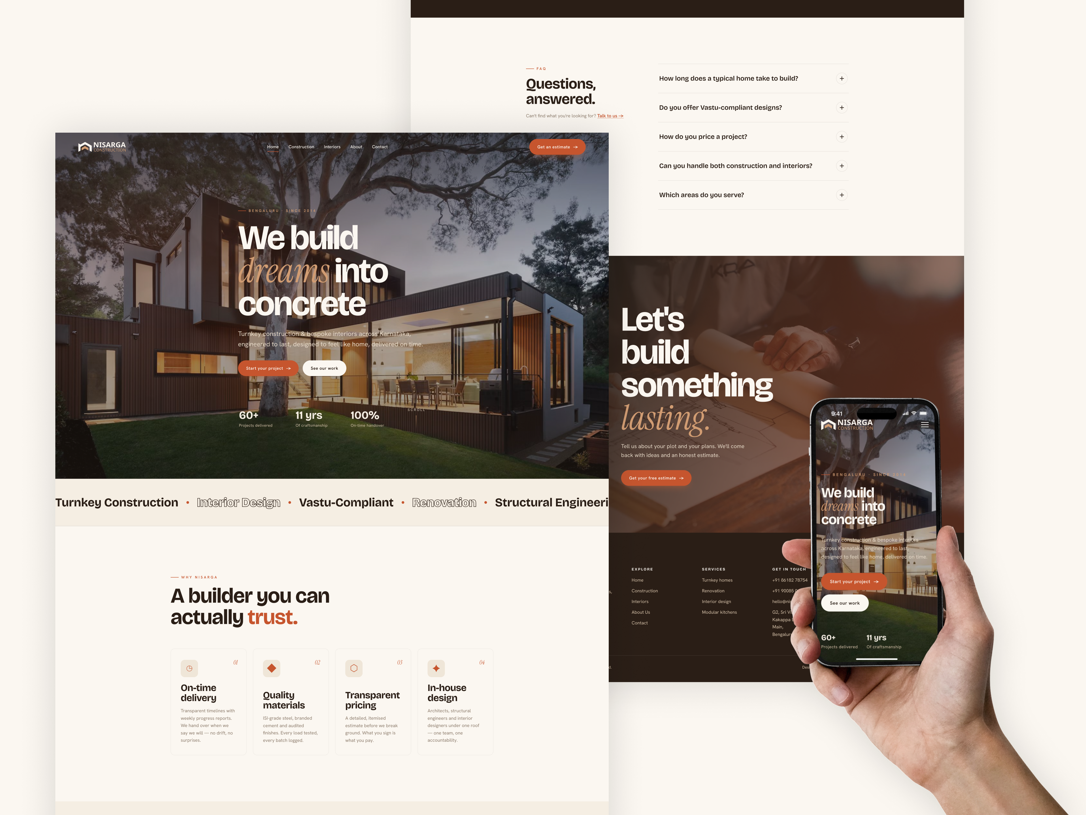 Modern Architecture & Construction Website