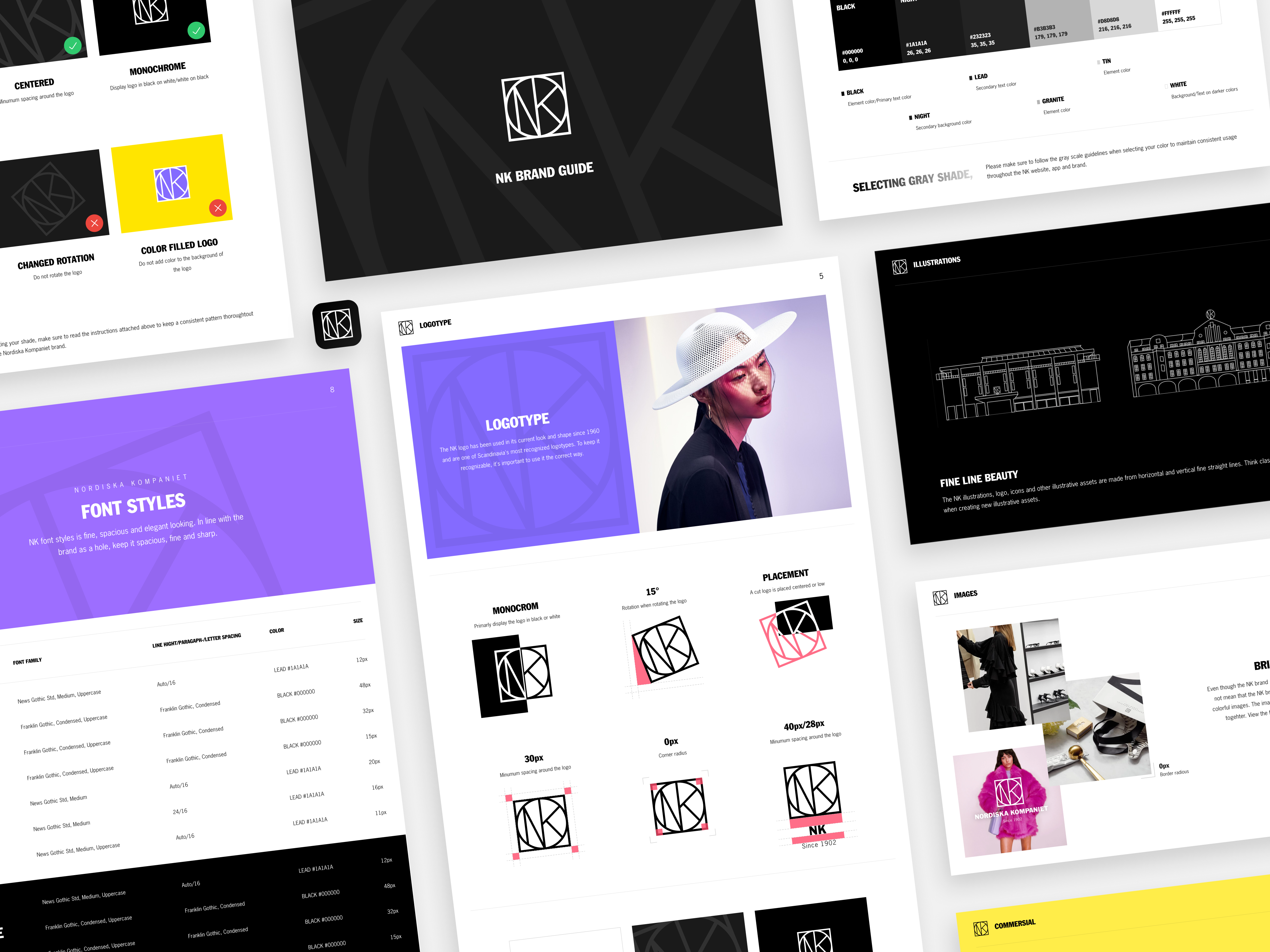 Nordiska Kompanier Brand Book Concept