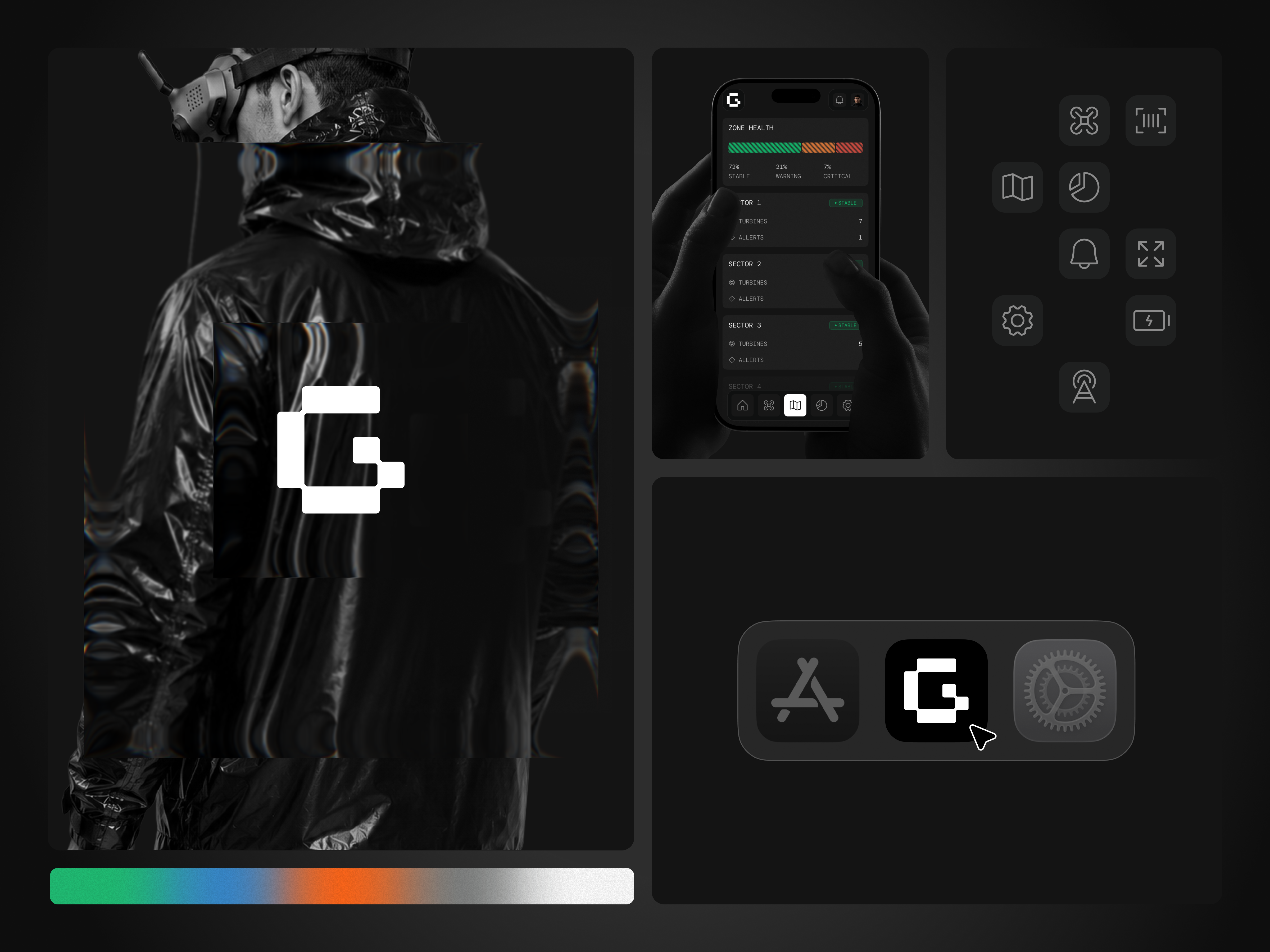 Example of SkyGuard - Thermal Inspection & Monitoring Platform Branding