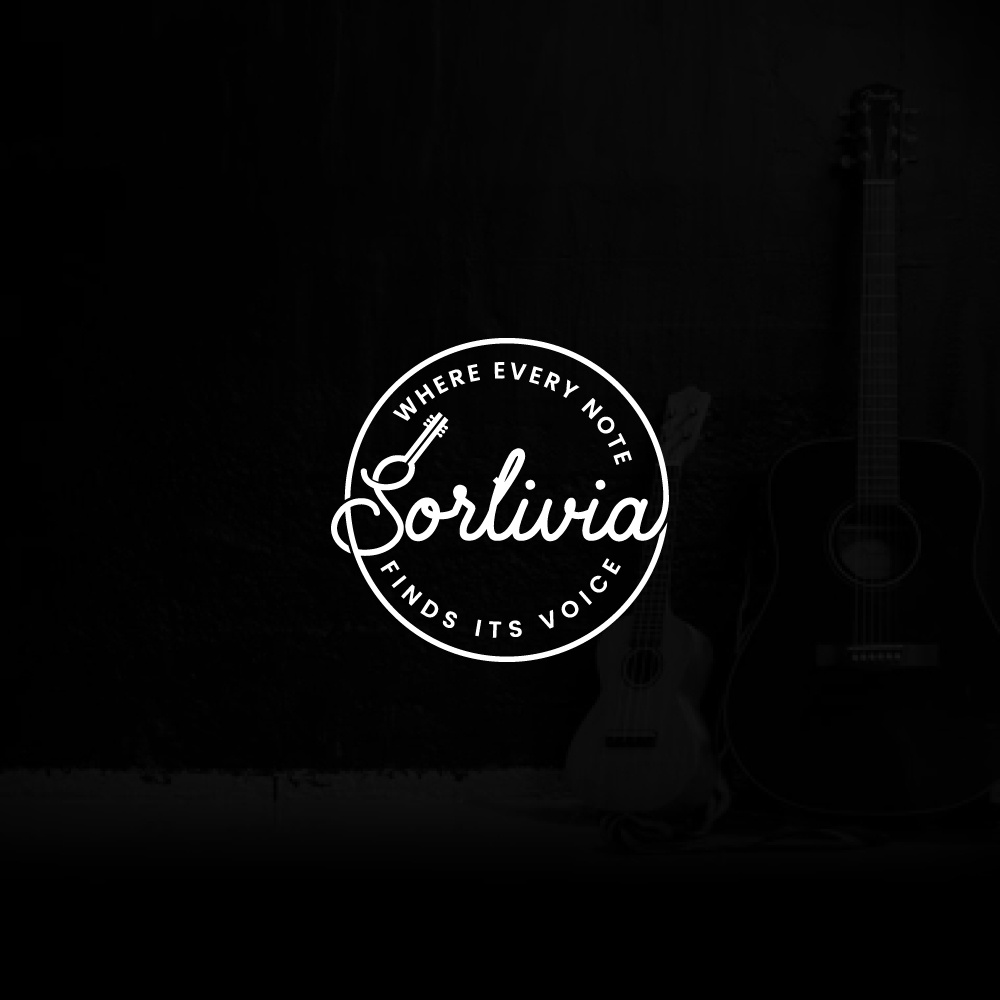 Music Brand Combination Mark brandidentity branding creativebranding graphic design guitar logo logodesign modernlogo visualidentity