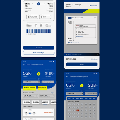 Redesign From Tiket.com aplikasi design dribble flight graphic design tiket tiket.com ui uiux ux
