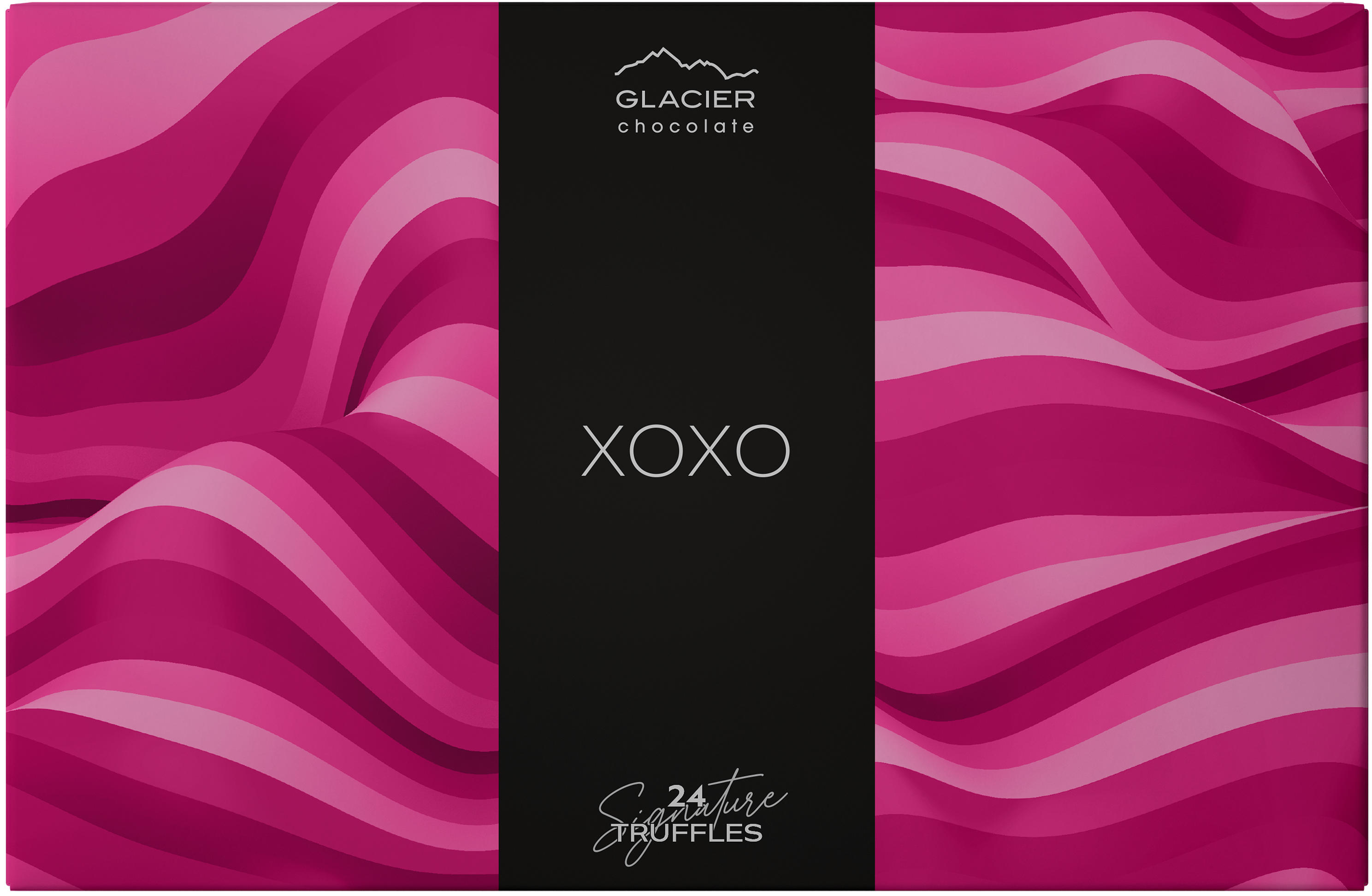 Glacier Chocolate Valentine's Day Packaging branding graphic design packaging packaging design