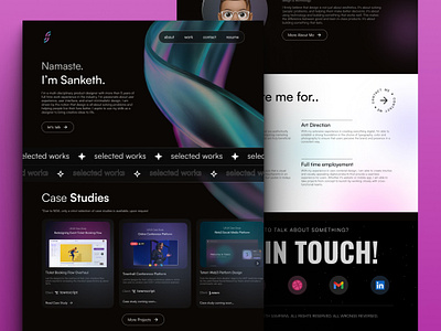 Redesigned my personal website using Framer 🚀 colors dribbble figma framer graphic design illustration portfolio portfolio redesign product design typography ui ux uxdesign