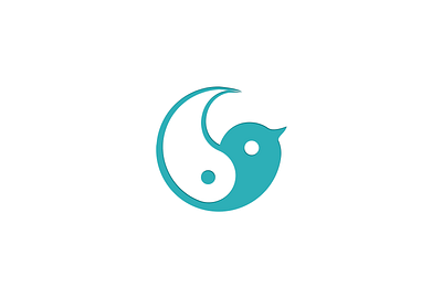 Yin-yang Bird Logo FOR SALE abstract bird brand branding design for sale graphic design illustration logo logo design logo for sale minimal minimalism minimalist vector yin yang