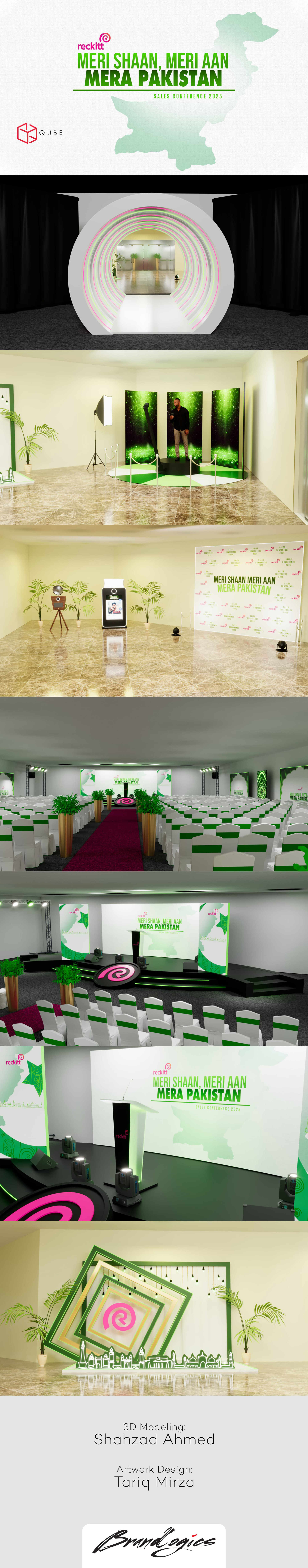 RECKITT - MERI AAN MERI SHAAN PAKISTAN 3d advertising brand identity branding cinema 4d design event design graphic design illustration logo motion graphics render visual identity