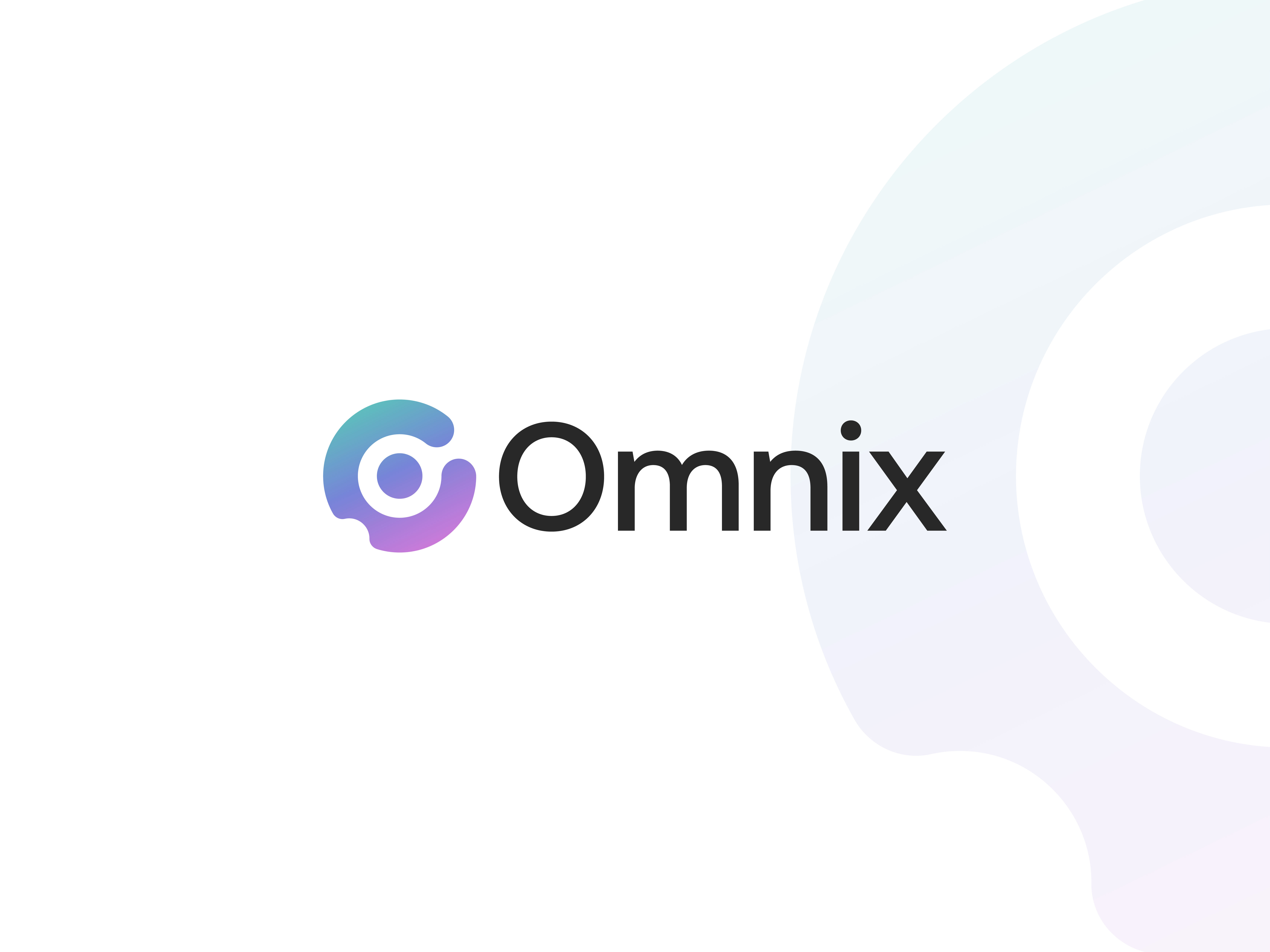 Omnix — Futuristic 'O' Monogram app icon branding clean logo creative agency futuristic gradient logo letter o logo minimalist modern branding monogram o logo saas branding startup logo tech logo uiux