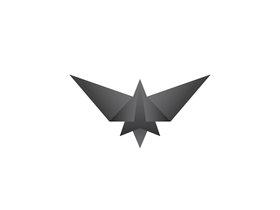 Black Hawk animal aviation bird of prey branding dynamic fast flying geometry icon logo low poly mark minimal modern movement nature pilot polygonal sharp