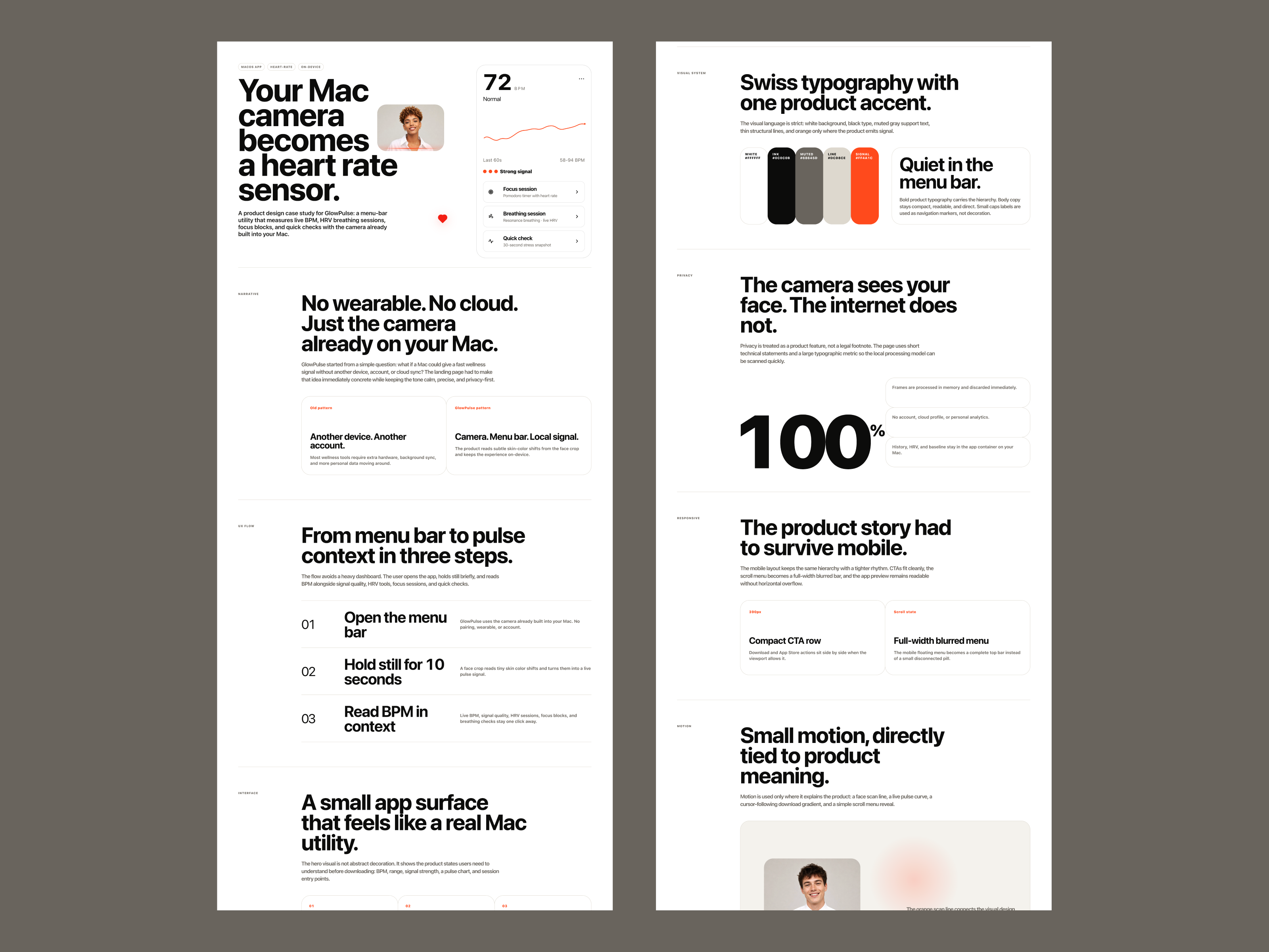 Glowpulse Behance case