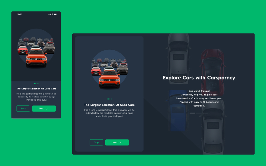 Car Login Signup by Ceen on Dribbble