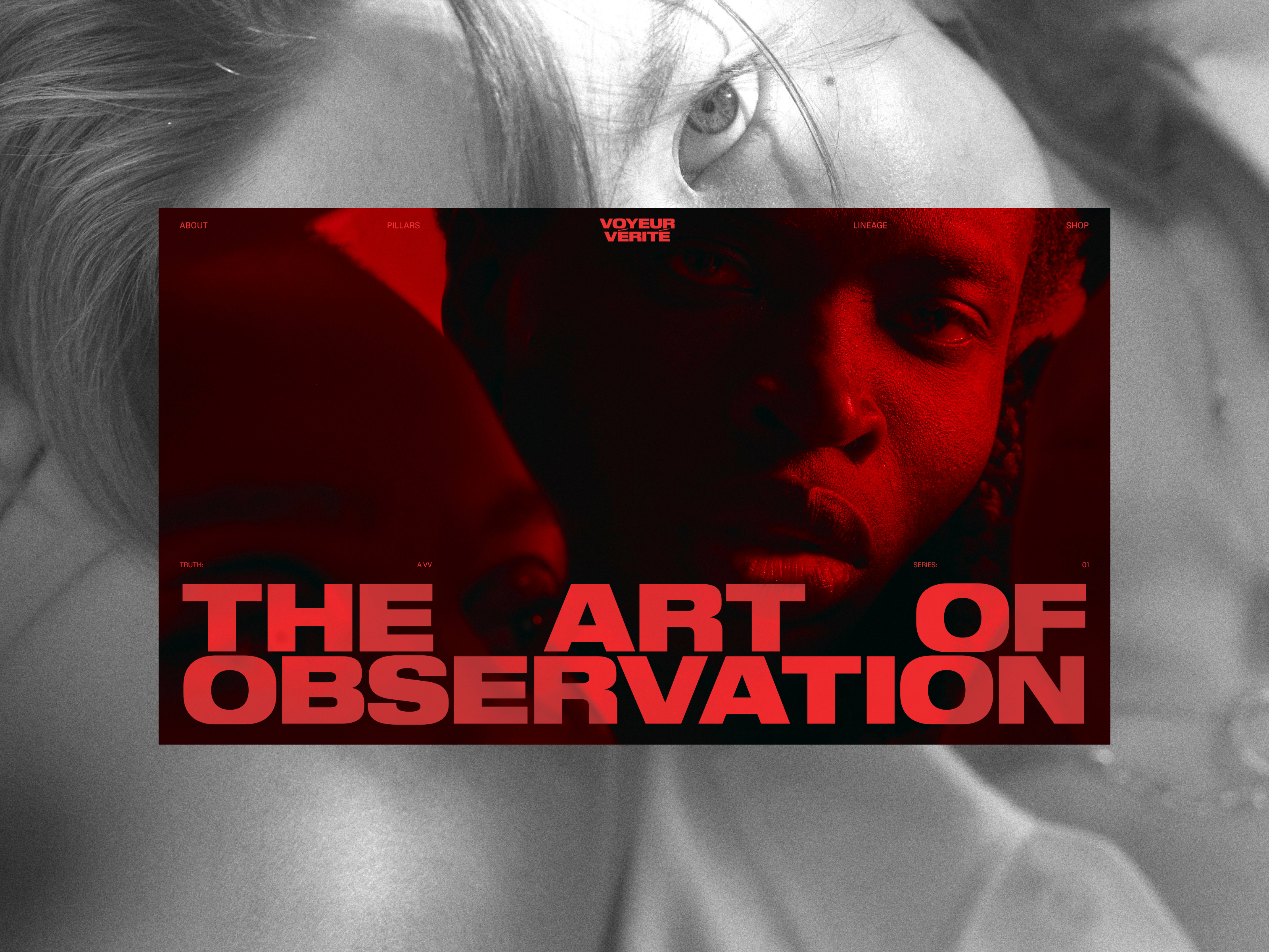 Voyeur Verite // Website blacklead blacklead studio cinematic design motion graphics portfolio producer product ui web web design website