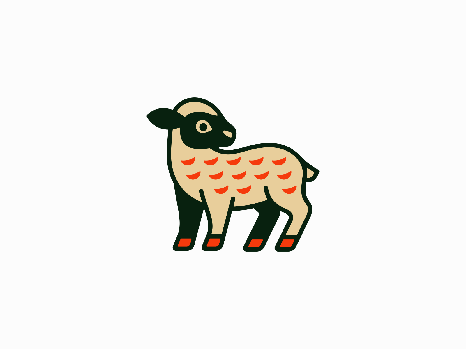Cute Lamb Logo