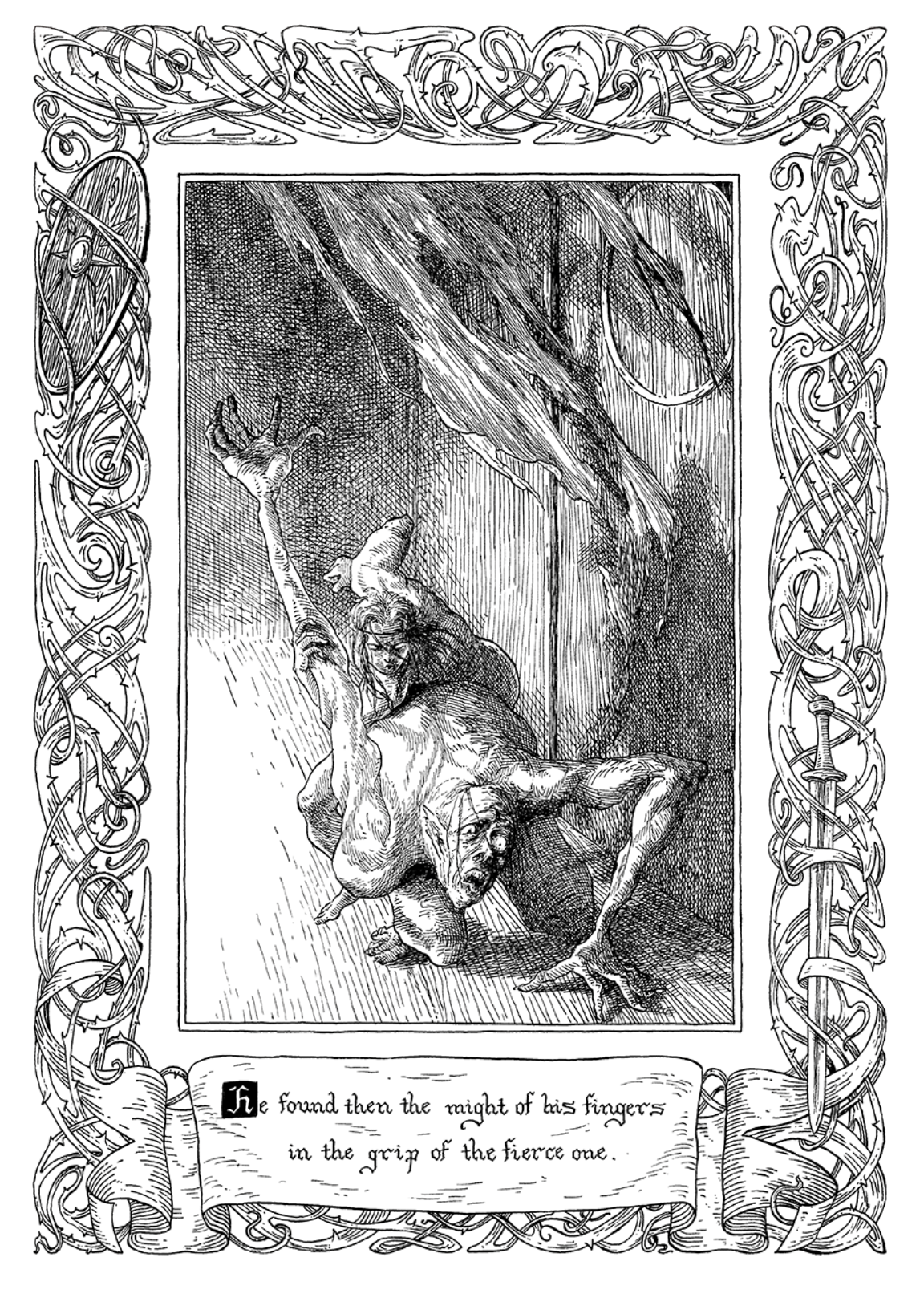 Alice Cao award for Beowulf alice cao alice cao award for beowulf award winning artist award winning books beowulf books books illustrated editorial illustration illustration illustration zone illustrationart illustrationartist illustrator ink art ink drawings pen and ink