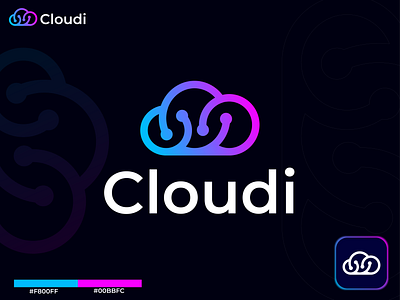 Cloudi Logo Design Concept abstract logo brand design brand identity cloud logo colorful logo creative logo gradient logo graphic design illustration logo design minimalist logo stoke logo