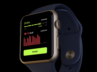 WatchOS, sport app apple applewatch design iot run running smart sport ui watch watchos
