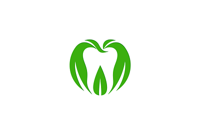 Tooth Logo FOR SALE abstract brand branding dental dentistry design for sale graphic design illustration leaves logo logo design logo for sale minimal minimalism minimalist natural negative space tooth vector