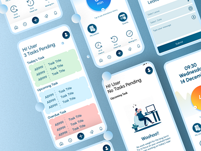 Task Management App UI Design 2023 app branding design figma graphic design illustration ios logo management mobile new task trending ui ui design ux vector xd