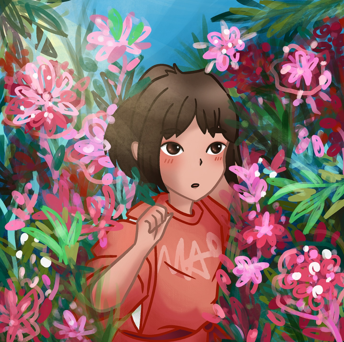 千尋 (Chihiro) — Digital Illustration (Procreate) art chihiro digital digital art drawing fanart ghibli illustration procreate spirited away studio ghibli
