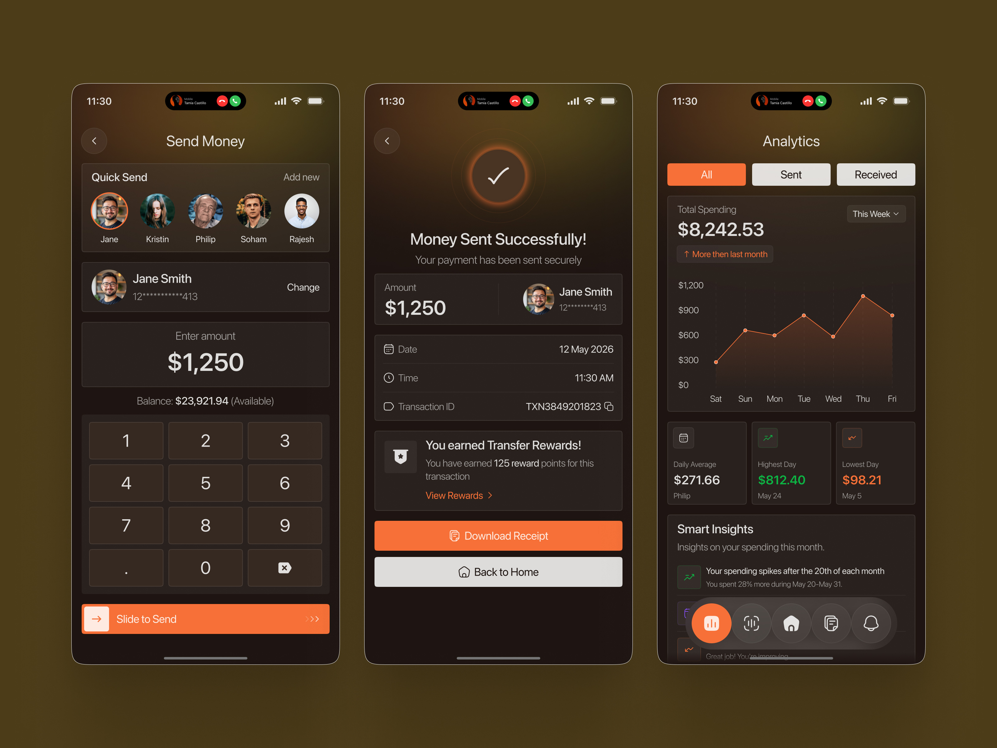 Nexora – Fintech Mobile App Design app interface product service startup ui ux web