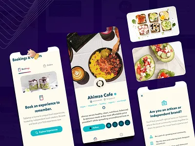 Table Top Mobile App animation graphic design ui