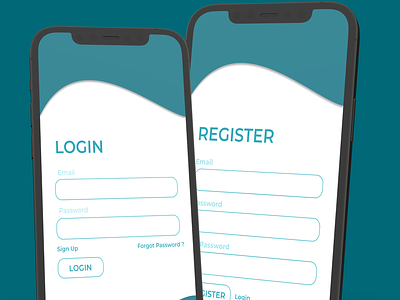 Login & Register page aplikasi app design dribble graphic design login register ui uiux