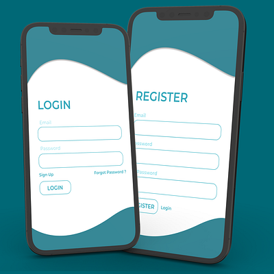 Login & Register page aplikasi app design dribble graphic design login register ui uiux