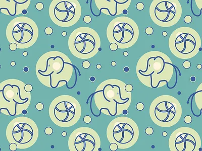 Blue Baby Elephant Pattern all over print animal baby fashion baby pattern baby product bedsheet print blue childish pattern design digital product fabrics fashion trend home decor illustration kids items print design retail shop seamless pattern textile graphics textile pattern