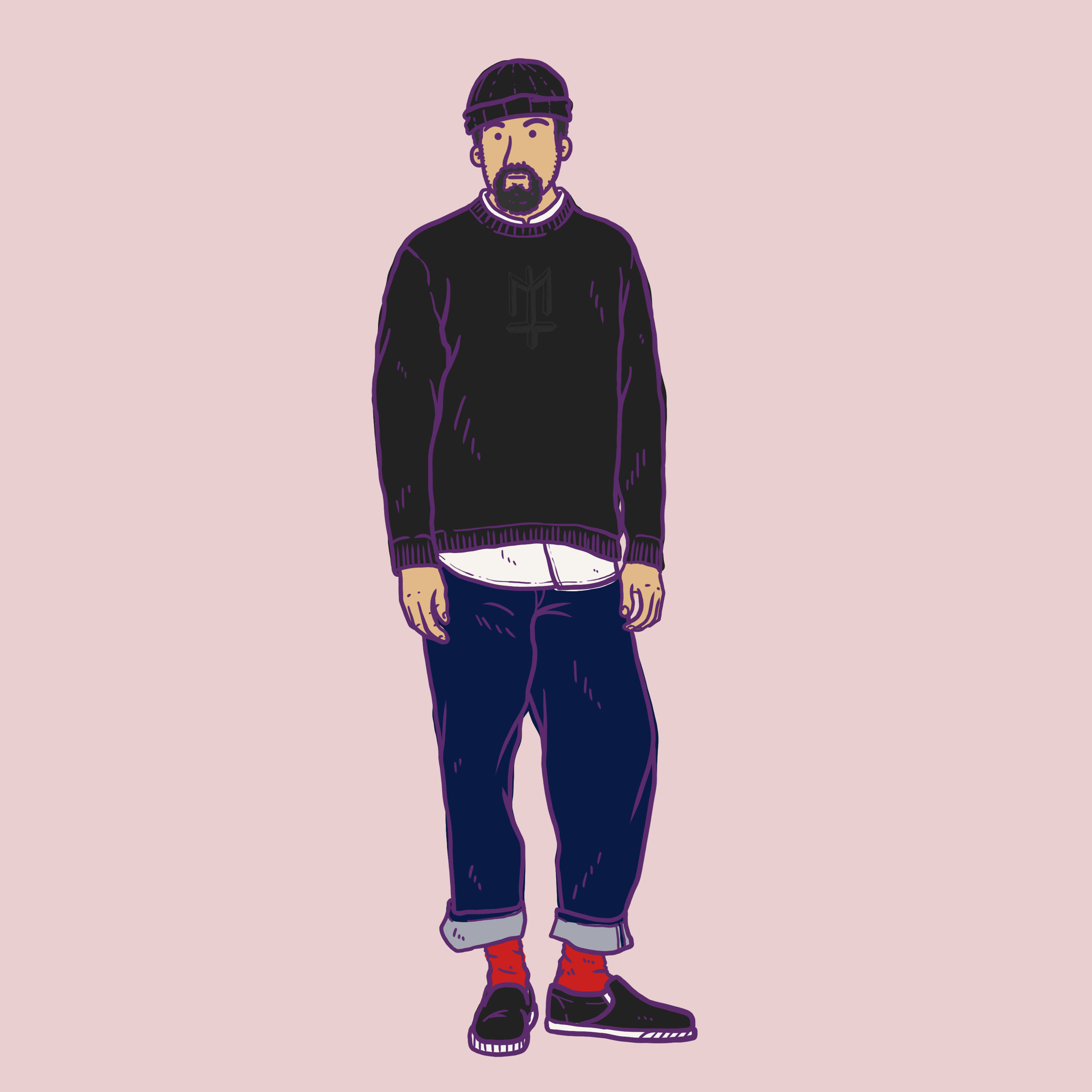 Maleek Aslan boy digital art drawing figure illustration