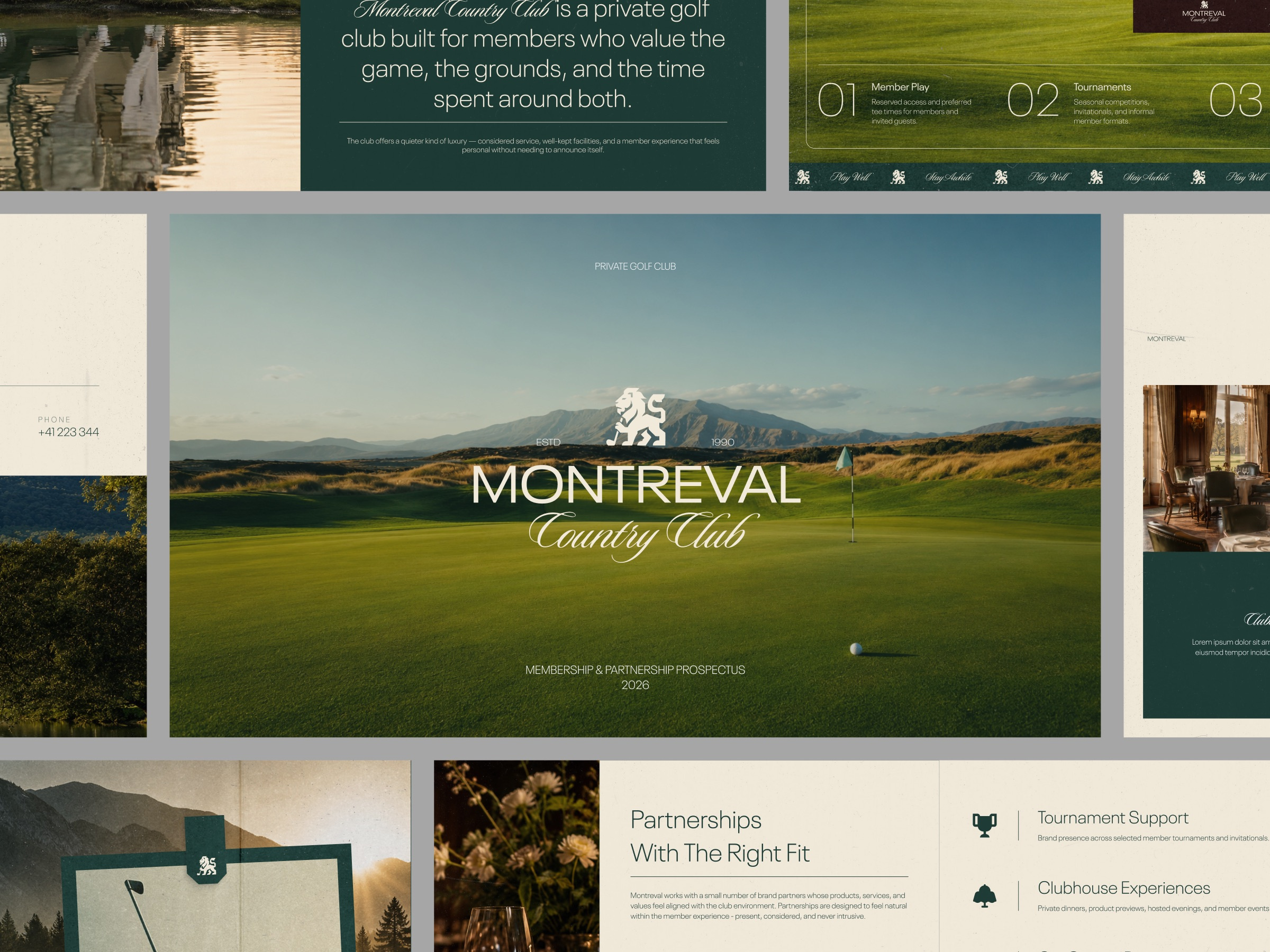 Montreval — Luxury Club Membership Partnership Presentation Deck