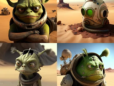 Aliens in Mars creative design graphic design illustration vector