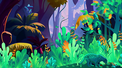 jungle animation illustration jungle