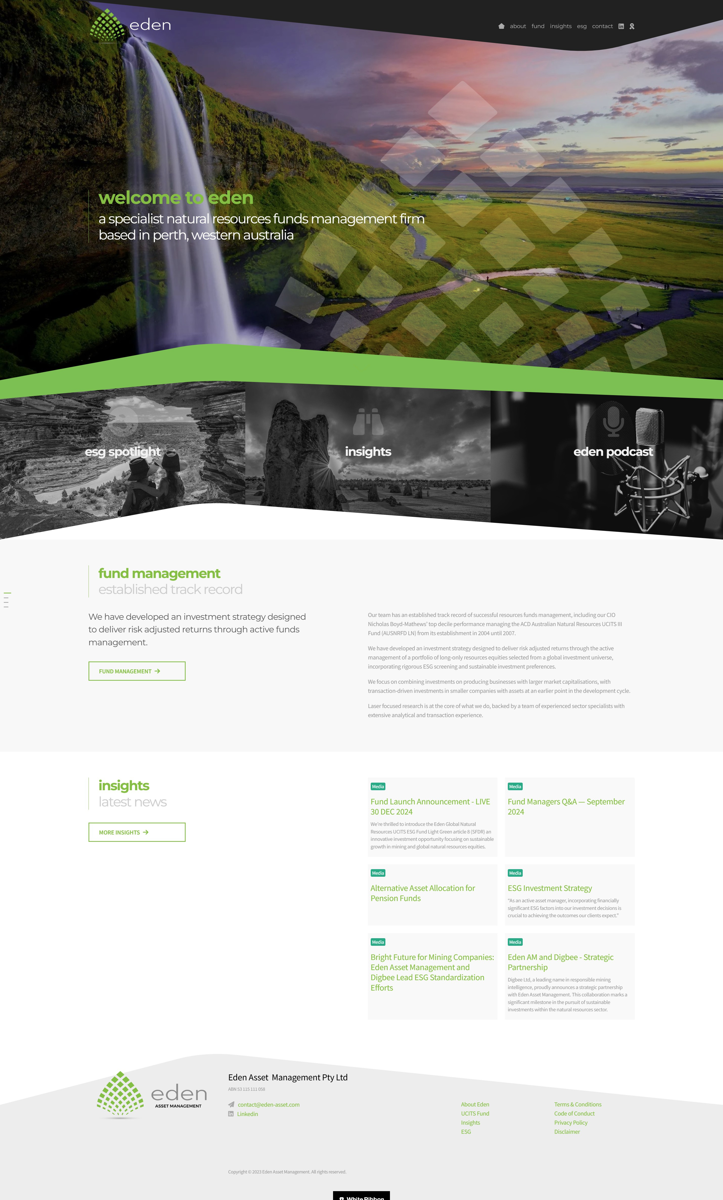 // Eden Asset / website design squarespace website