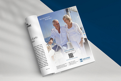 Magazine Ad for Financial Advisory Company advisory financial greece magazine advertisement retirement
