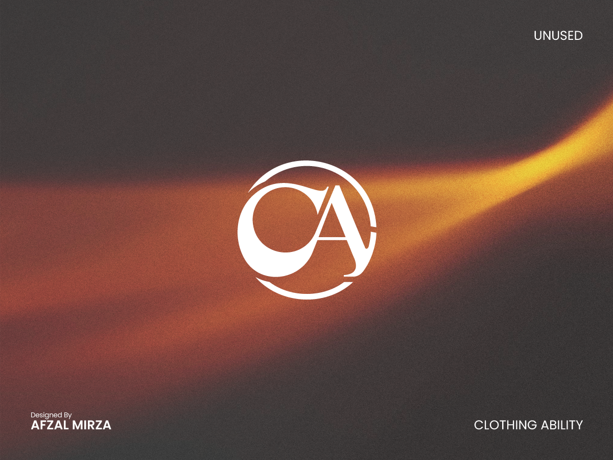 Logo design for Clothing Ability brand identity branding business logo clothing graphic design illustration illustrator logo logo design modern logo moodboard street wear