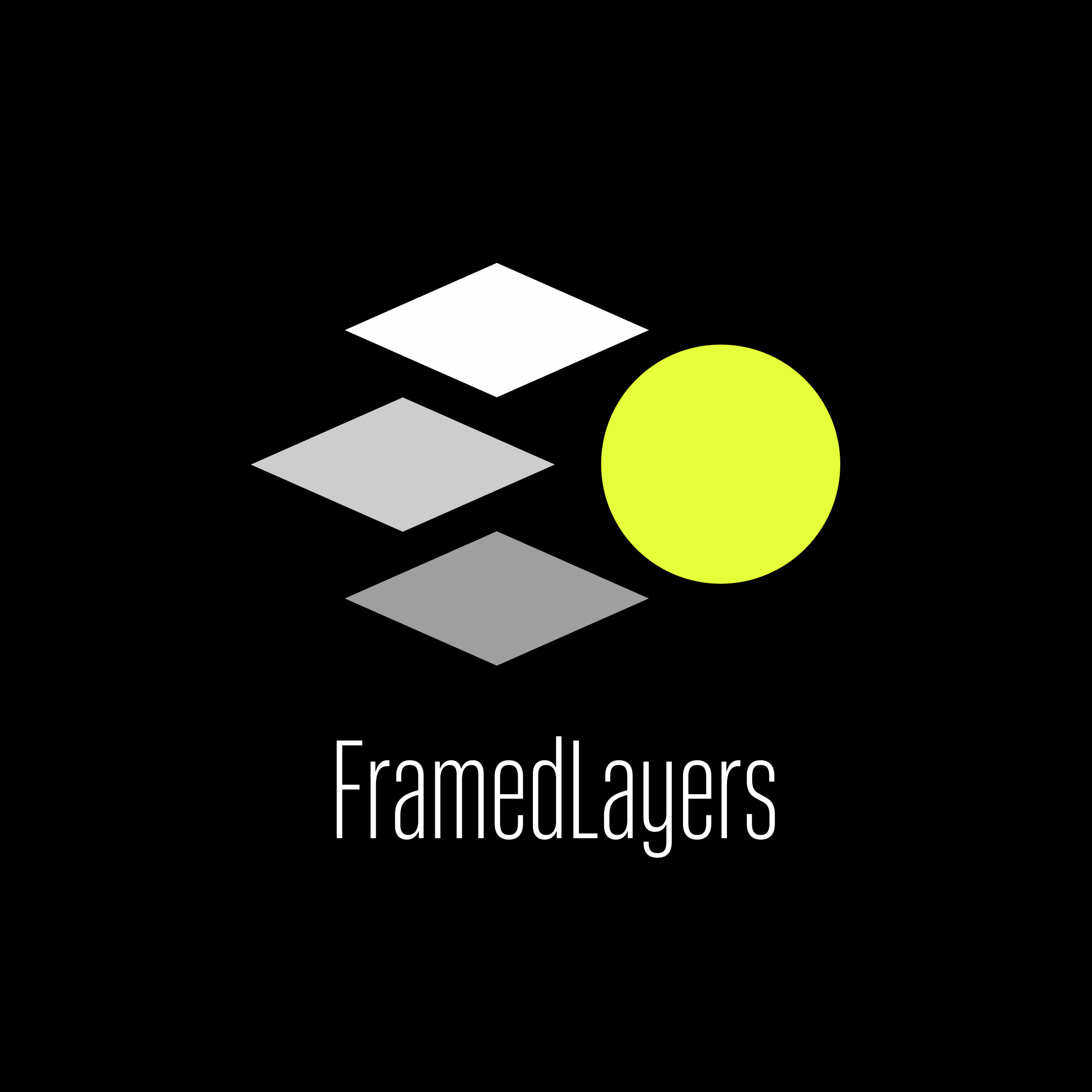 FramedLayers Symbol Logo Design logo