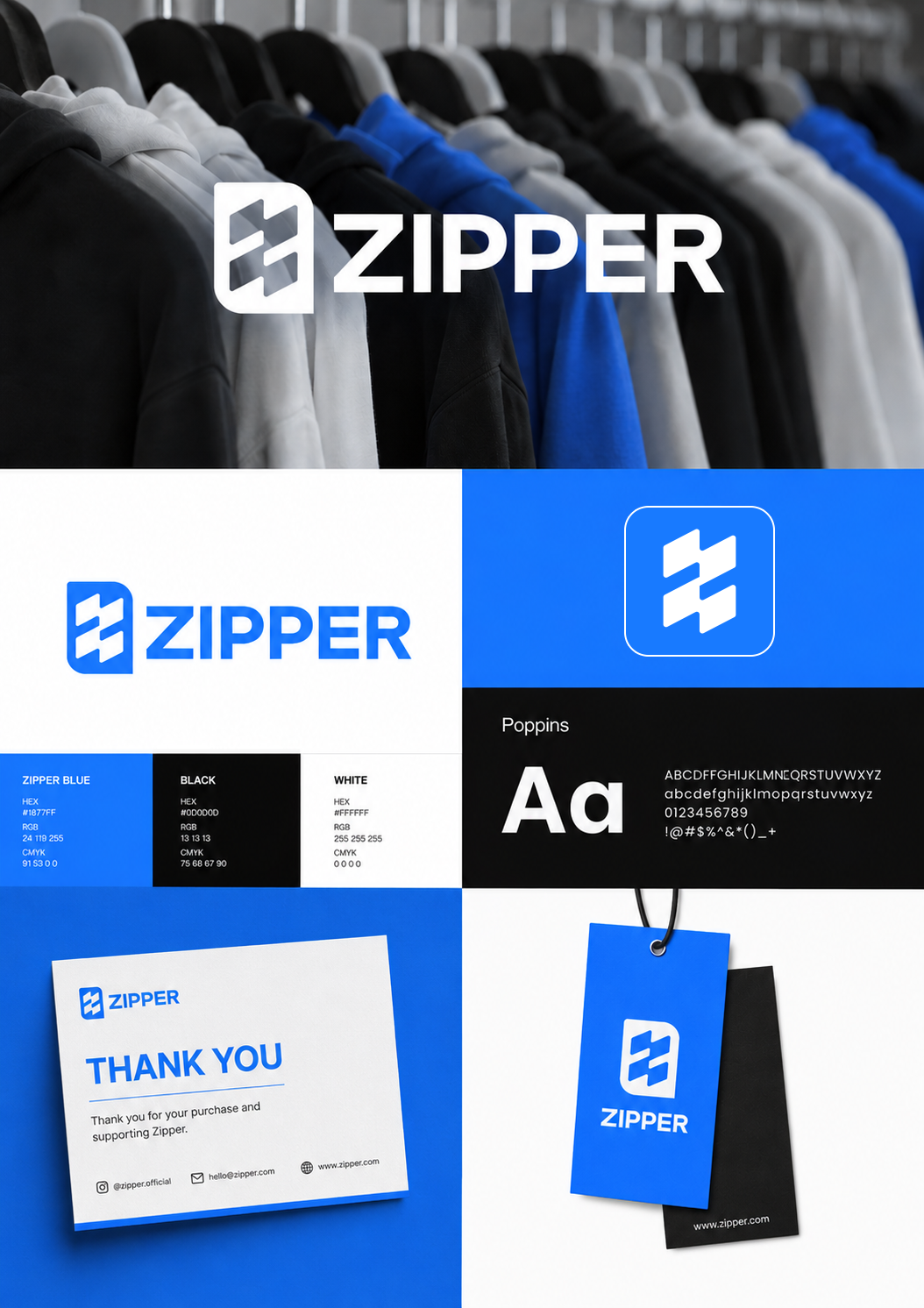 ZIPPER | Modern Fashion Brand Identity branddesigner brandguidelines brandidentity branding creativebranding designinspiration dribbble fashionbrand fashionbranding graphicdesign identitydesign logodesign logoinspiration minimaldesign visualidentity