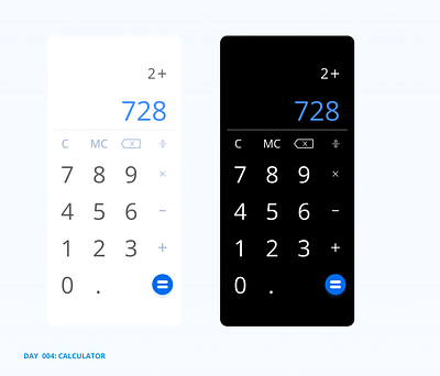 DAY 004 app calculator dailyui design ui ux