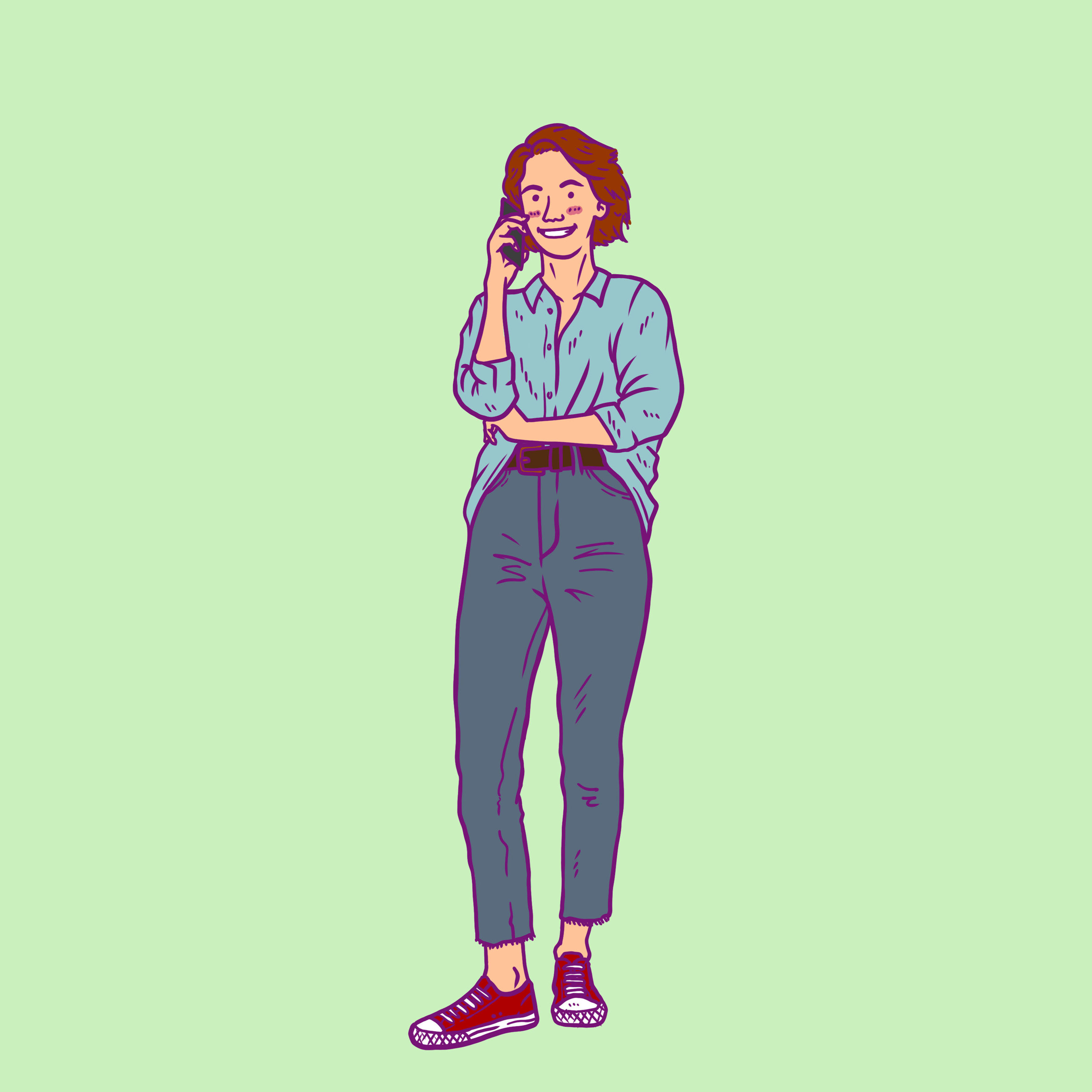 Chloe Sinclair digitalart drawing figure girl illustration