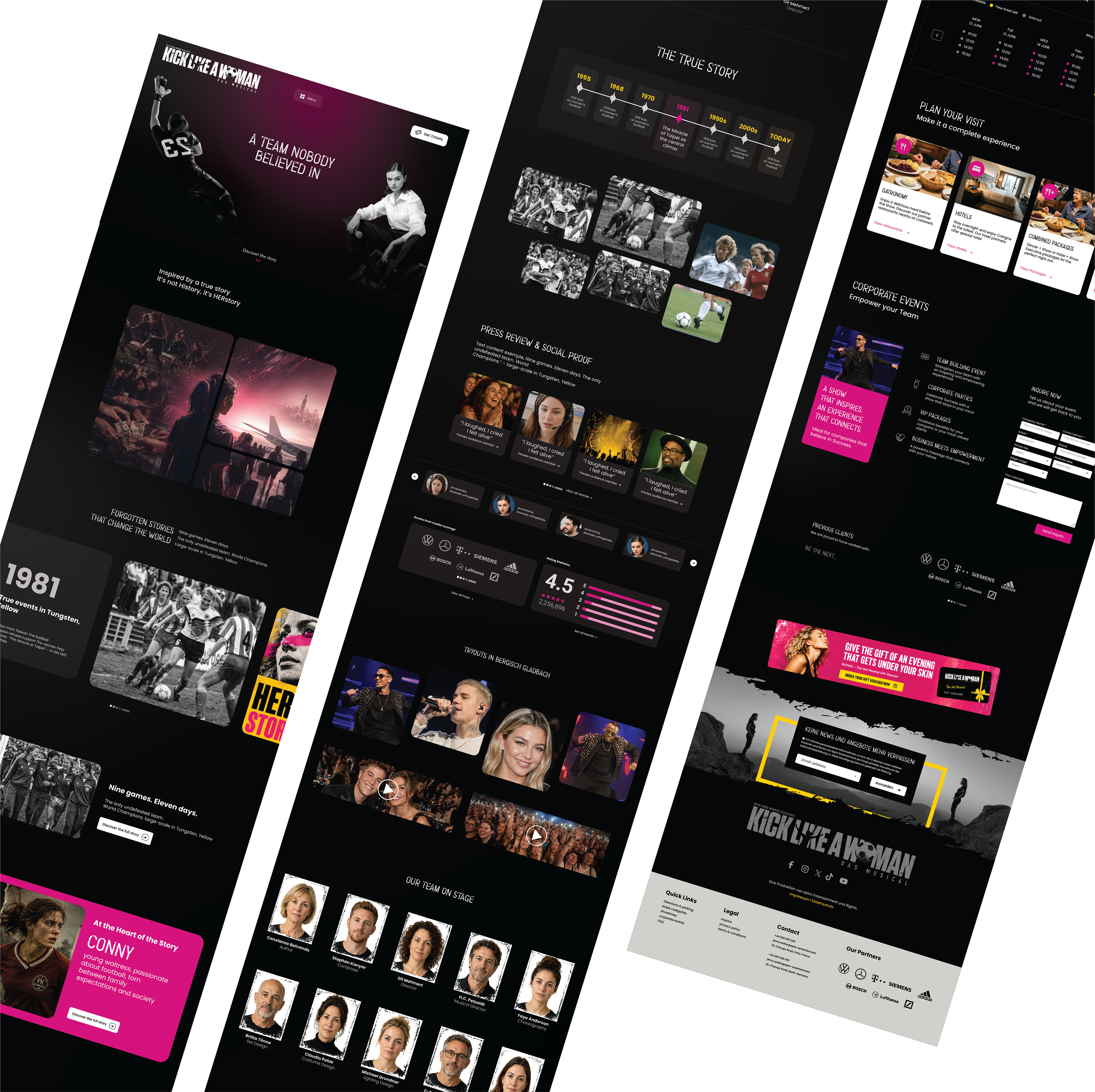 Cinematic website inspiration