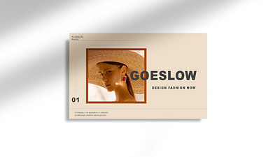 GOESLOW - Keynote Template #2 app branding design graphic design illustration logo typography ui ux vector