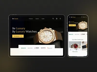 BeClassic Landing Page - Responsive dark mode landing landing page light mode mobile mobile app mobile design responsive responsive design responsive landing page tablet tablet design web design
