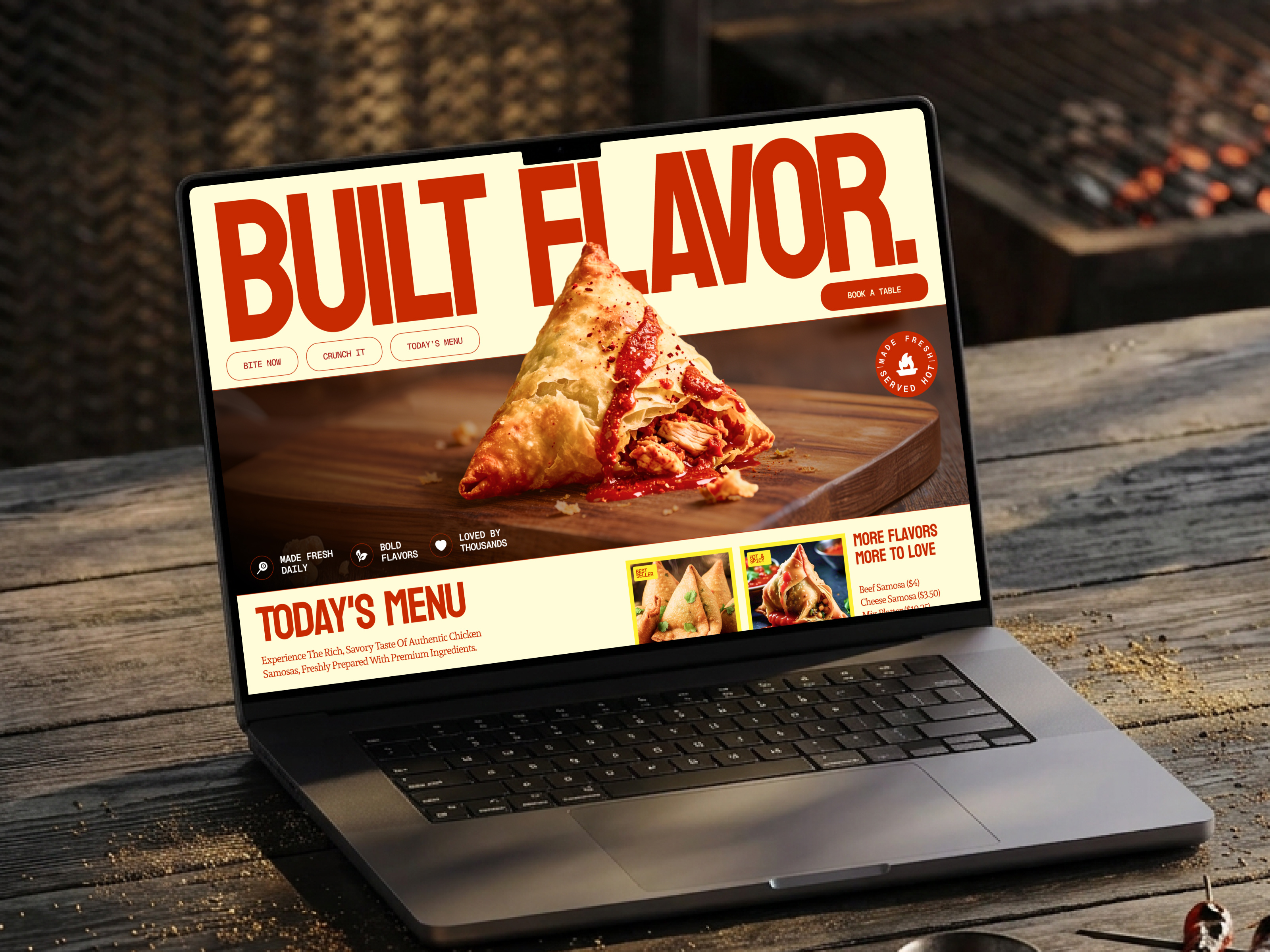 Restaurant & Food - Landing Page Design beautiful website business website focotik agency food landing page food website landing landing page landing page design landing page ui modern website professional website restaurant restaurant landing page restaurant ui restaurant website ui design ux design web design website design