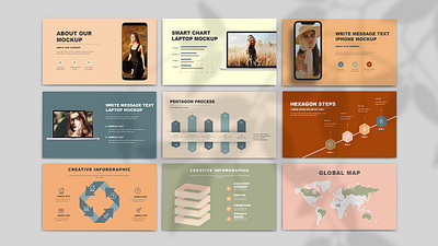 GOESLOW - Keynote Template #7 app branding design graphic design illustration logo typography ui ux vector