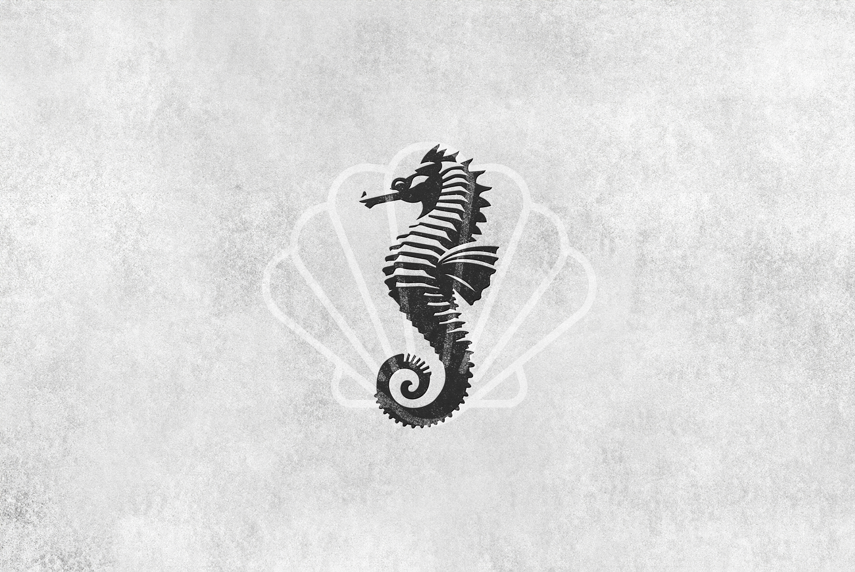 Seahorse_O beauty branding creature design graphic design horse icon illustration logo logo design ocean sea seahorse shell vector water