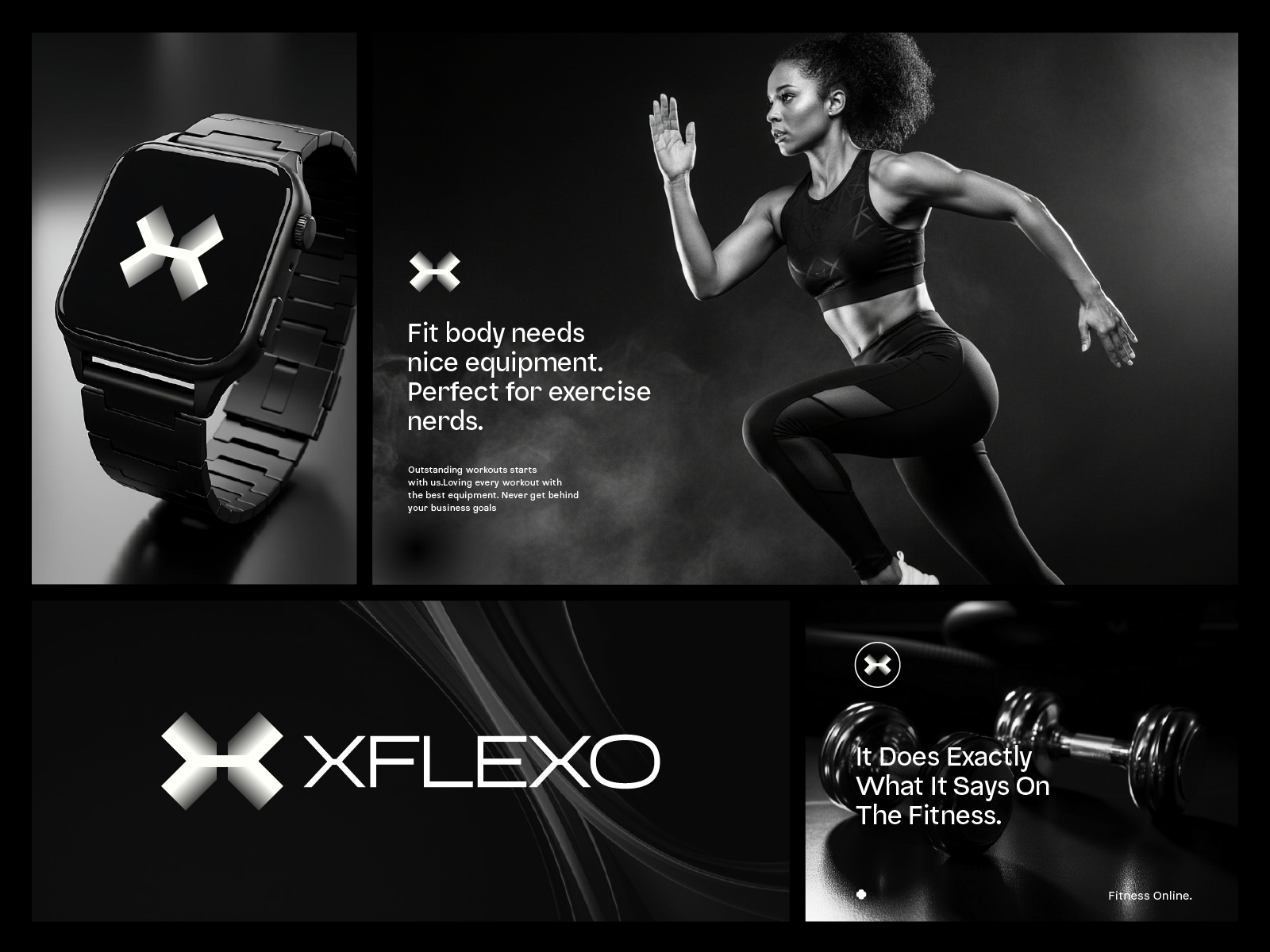 Fitness logo, Gym logo, Sport logo